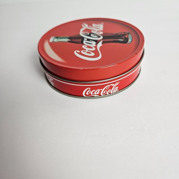 Vintage 1999 Coca-Cola Collectible Tin Coaster Set Pilot, Astronaut, Mom, Child - Picture 14 of 16